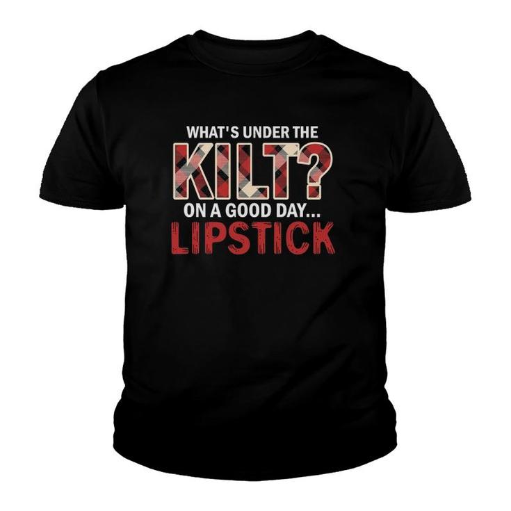 Whats Under The Kilt Funny Youth T-shirt