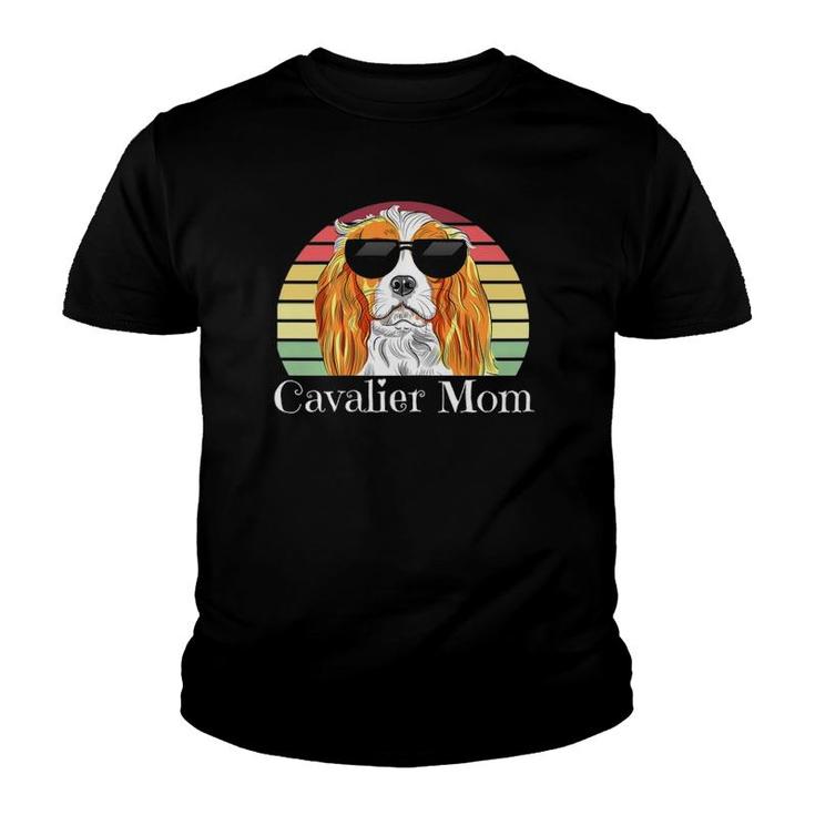 Womens Cavalier King Charles Spaniel Cavalier Mom Youth T-shirt