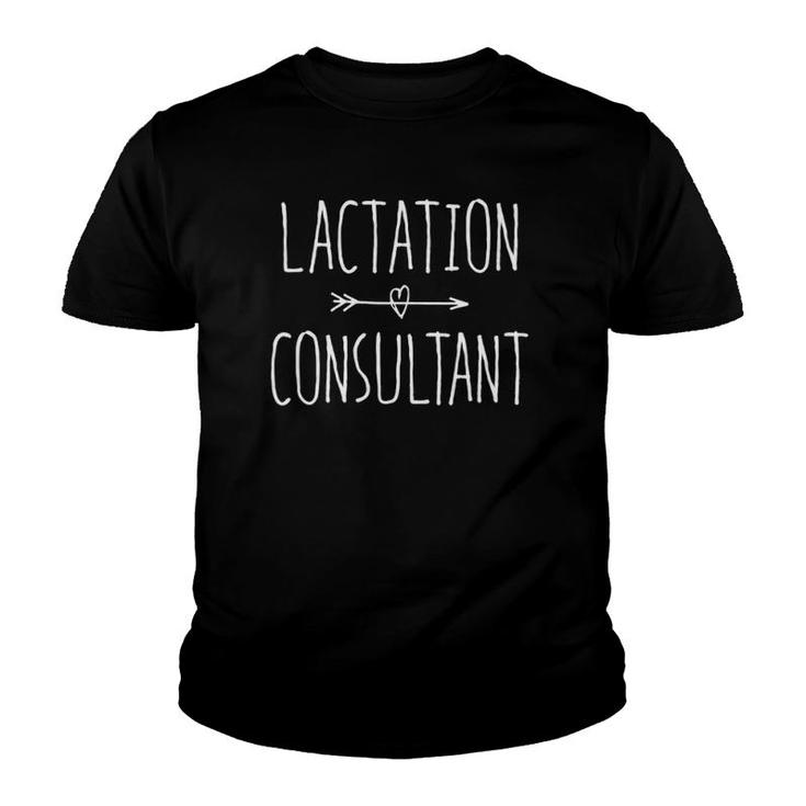 Womens Lactation Consultant Gift Breastfeeding Coach V-Neck Youth T-shirt