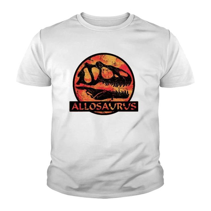 Allosaurus Fossil Skull Dinosaur Youth T-shirt