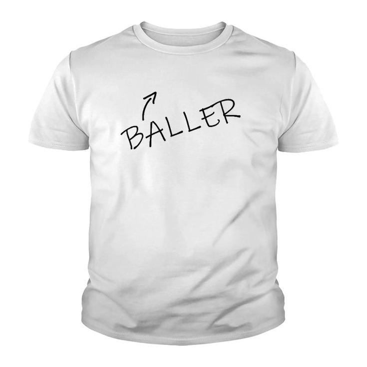 Baller Halloween Costume Funny Sarcastic Adult Humor Youth T-shirt