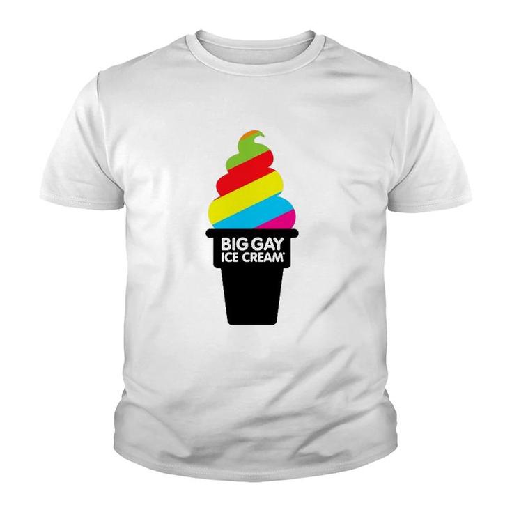 Big Gay Ice Cream Lovers Gift Youth T-shirt