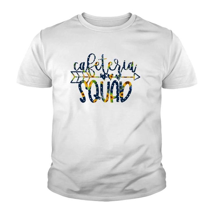 Cafeteria Squad Back To School Matching Group Sunflowers Youth T-shirt