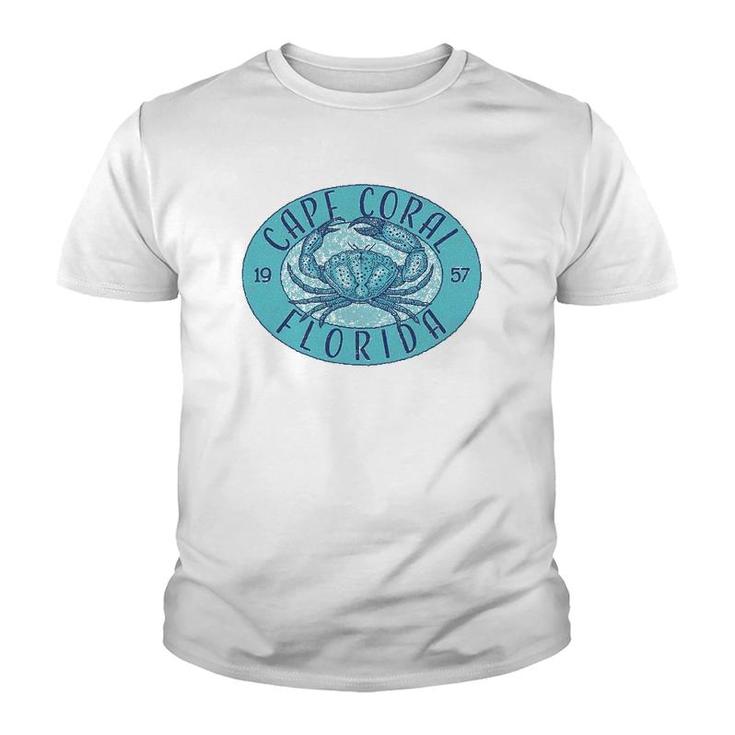 Cape Coral Fl Stone Crab Youth T-shirt