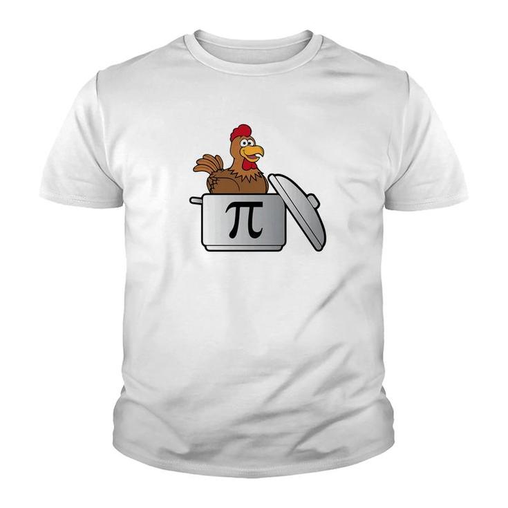 Chicken Pot Pie  Pi Lovers Chick Match Holiday Gift Youth T-shirt