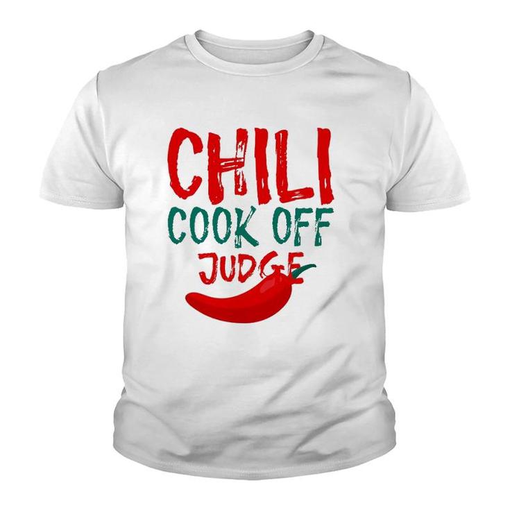 Chili Cook Off Judge Lovers Gift Youth T-shirt