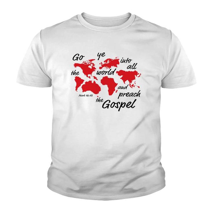 Christian Bible Mission Trip Jesus Tee Youth T-shirt
