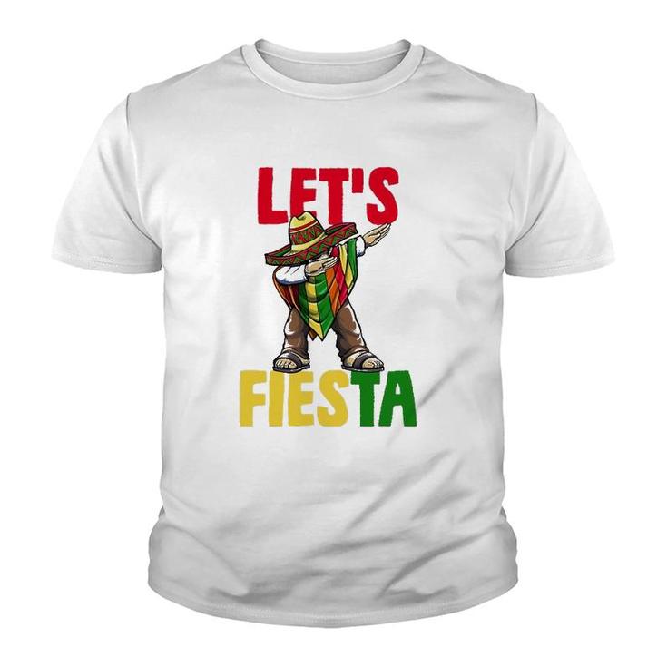 Cinco De Mayo Mexican Fiesta Party Dabbing Youth T-shirt