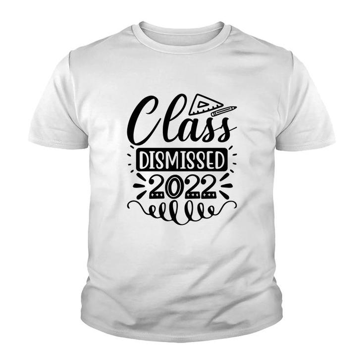 Class Dismissed Last Day Of School Full Black Youth T-shirt