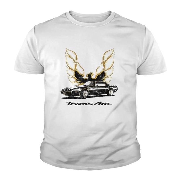 Classic Old School Muscle Car Classic Vintage American Car Youth T-shirt