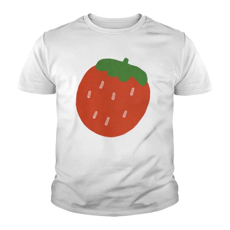 Cute Cottagecore Kawaii Strawberry Aesthetic  Youth T-shirt