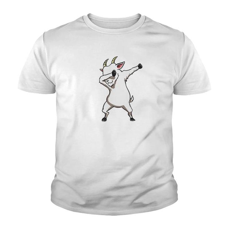 Dabbing Goat  Goat Dab  Goat Xmas Gift Youth T-shirt