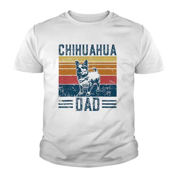 Dog Chihuahua Dad - Vintage Chihuahua Dad Youth T-shirt