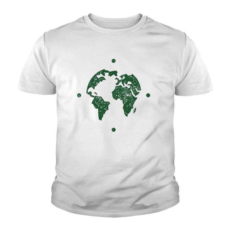 Earth Day Teacher Recycle Vintage Recycling Earth Day Youth T-shirt
