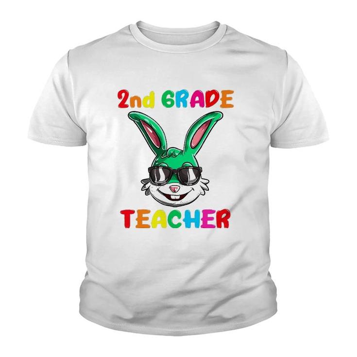 Easter Day Bunny 2Nd Grade Teacher  Easter Rabbit Youth T-shirt