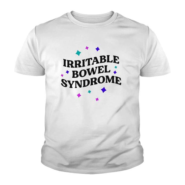 Funny Ibs Joke Retro 90S Irritable Bowel Syndrome Vintage Youth T-shirt
