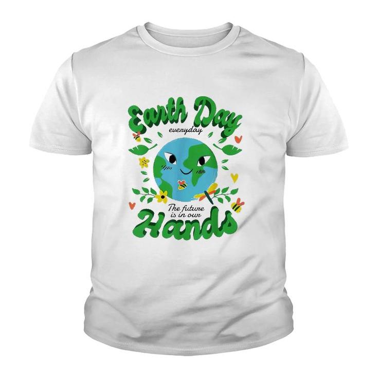Green Squad For Future Is In Our Hands Of Everyday Earth Day Youth T-shirt