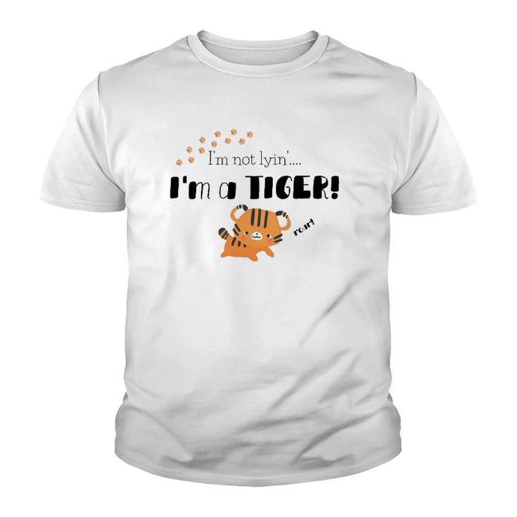 Im A Tiger Roar Animal Lover Youth T-shirt