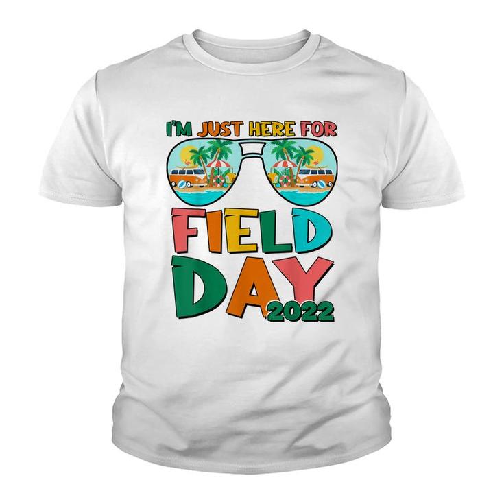 Im Just Here For Field Day Kids Boys Girls Teachers  Youth T-shirt