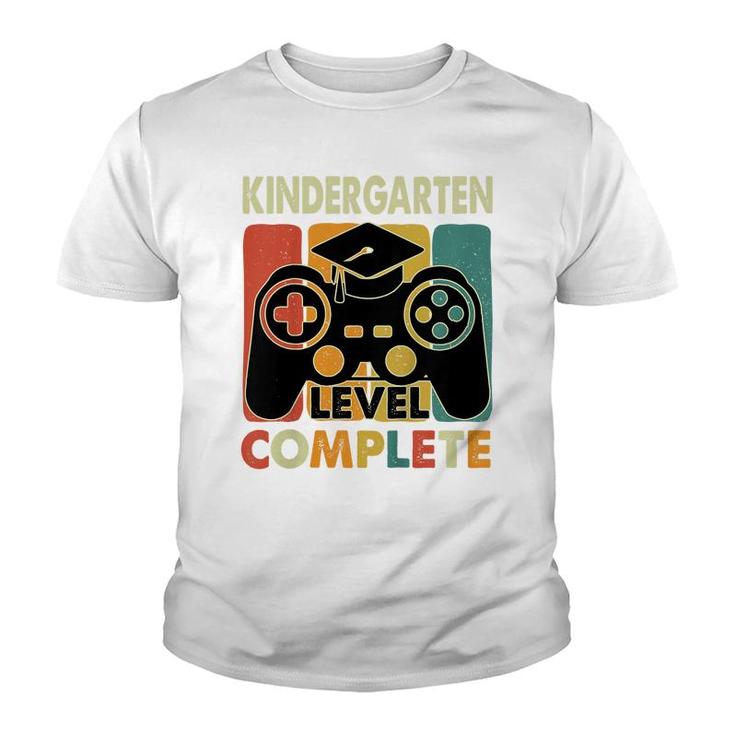 Kids Kids Kindergarten Level Complete Graduation Gamer Boys  Youth T-shirt