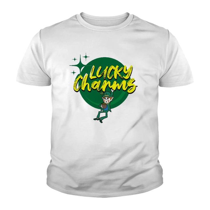 Lucky Charms Leprechaun St Patricks Day Youth T-shirt
