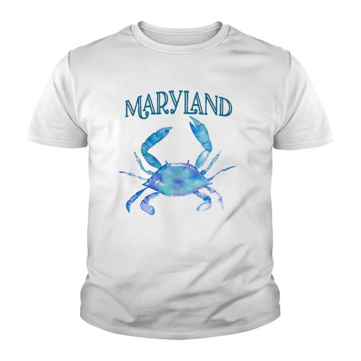 Maryland Beautiful Chesapeake Bay Blue Crab - Maryland  Youth T-shirt