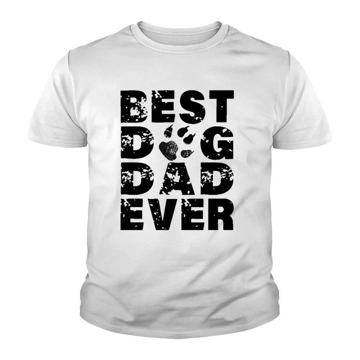 Mens Best Dog Dad Ever Best Gift For Father - Dog Lovers Youth T-shirt