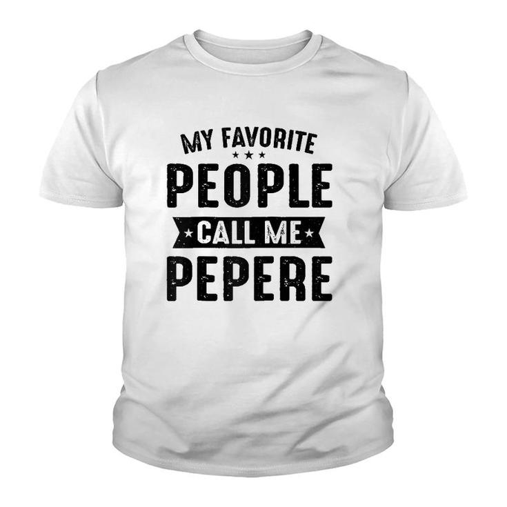 Mens My Favorite People Call Me Pepere Best Pepere Gifts Raglan Baseball Tee Youth T-shirt