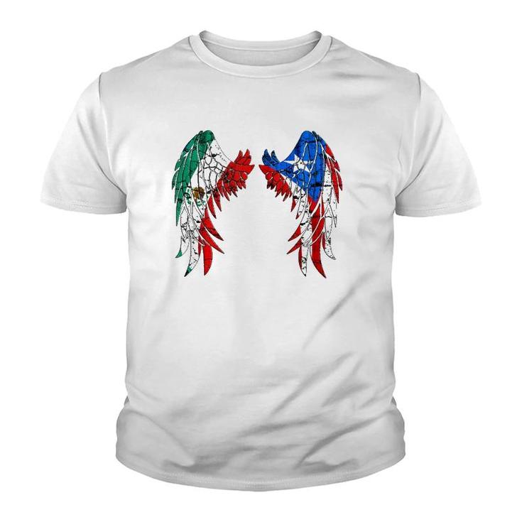 Mexican Puerto Rico Flag Mexico Mexican And Puerto Rican  Youth T-shirt