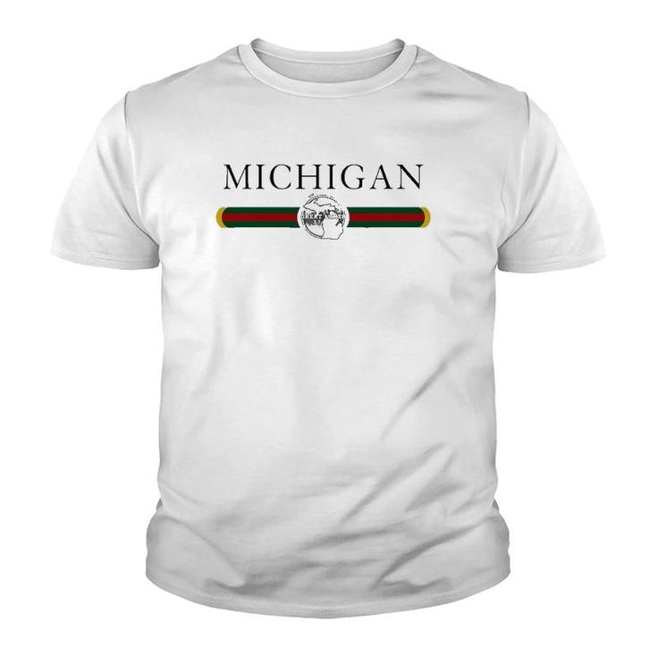 Michigan Style Home State Gift Youth T-shirt
