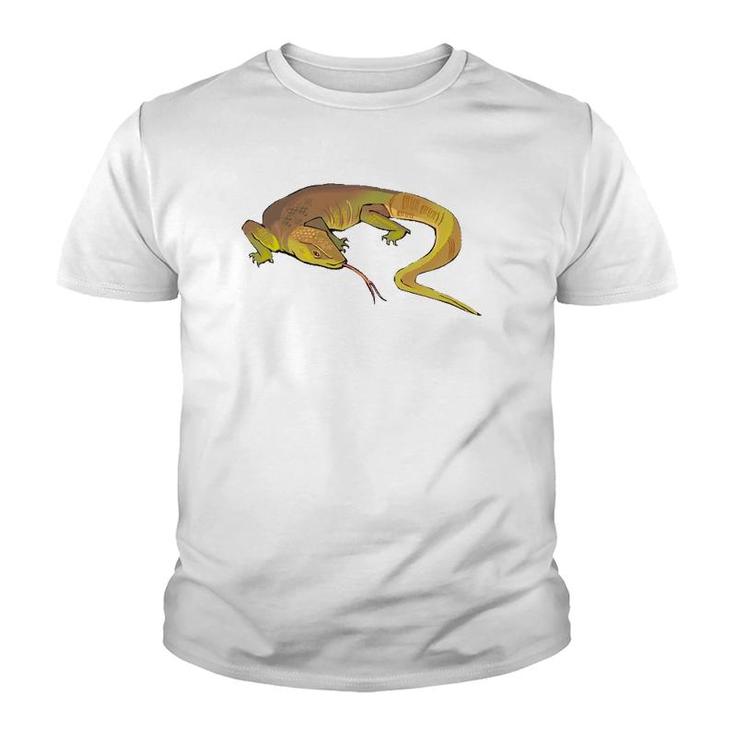 Monitor Lizard Savannah Reptile Pet Art Animal Lover Youth T-shirt