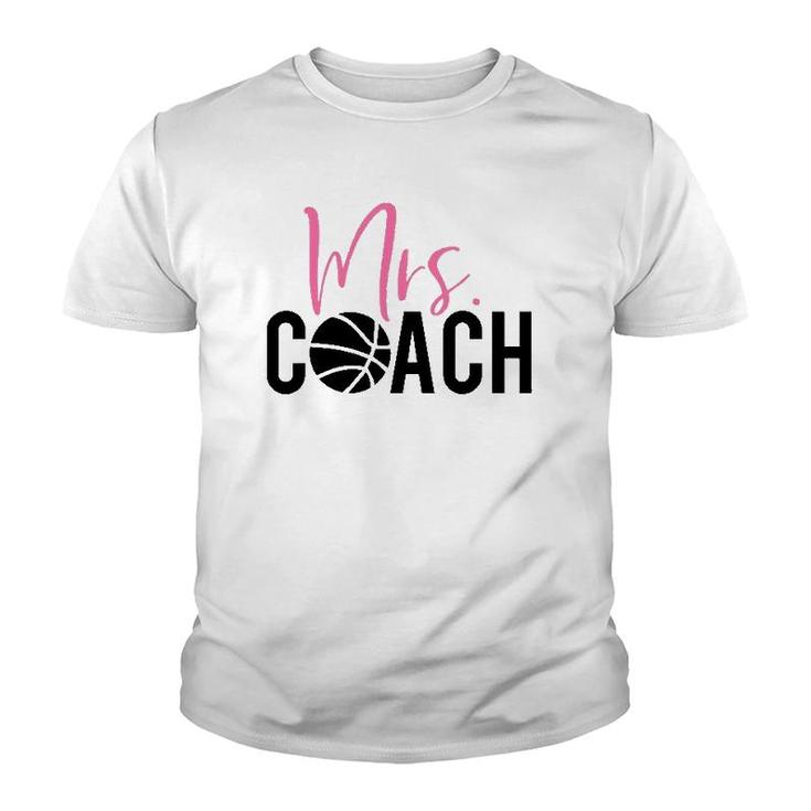 Mrs Basketball Coach For Basketball Coach Wife Youth T-shirt