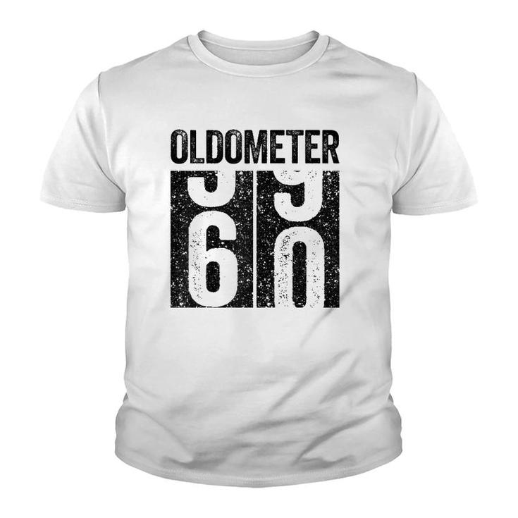 Oldometer 60 60Th Birthday Gif Raglan Baseball Tee Sweatshirt