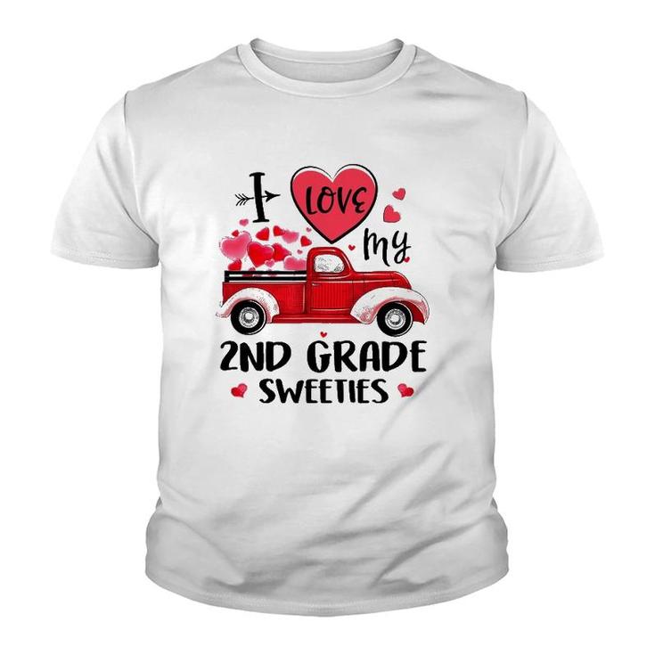 Ph Cute Truck Valentines Day 2Nd Grade Teacher Costume Youth T-shirt