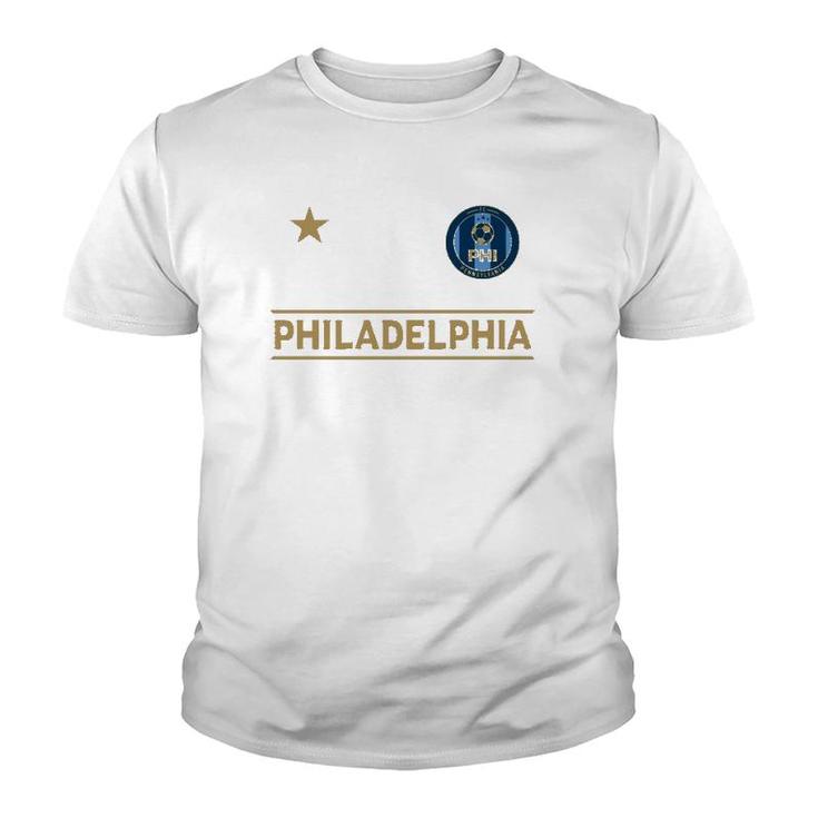 Philadelphia Soccer Jersey Original Fan Design Youth T-shirt