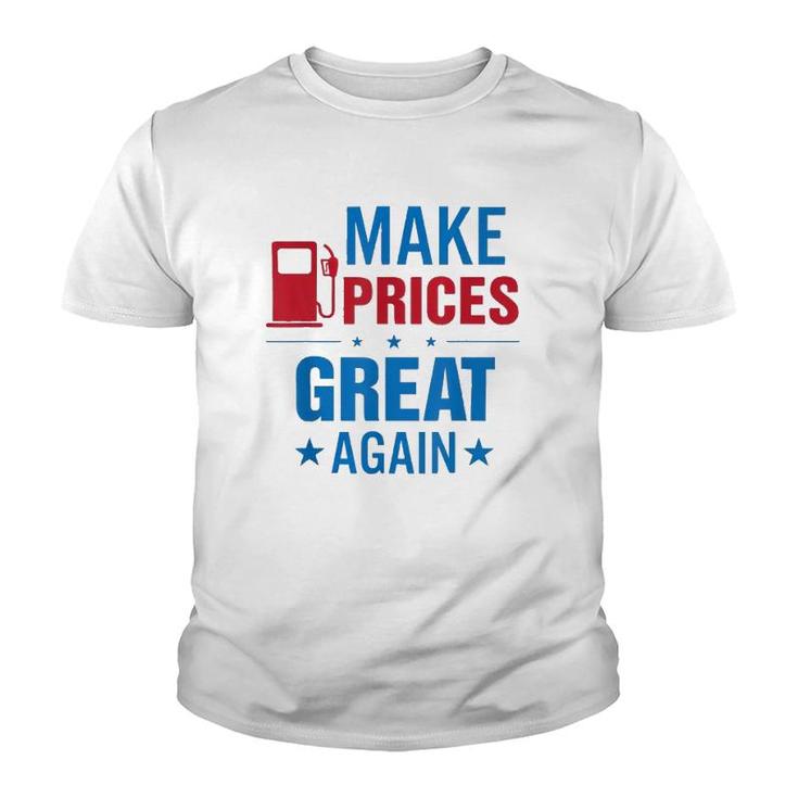 Pro Trump Supporter Make Gas Prices Great Again Youth T-shirt