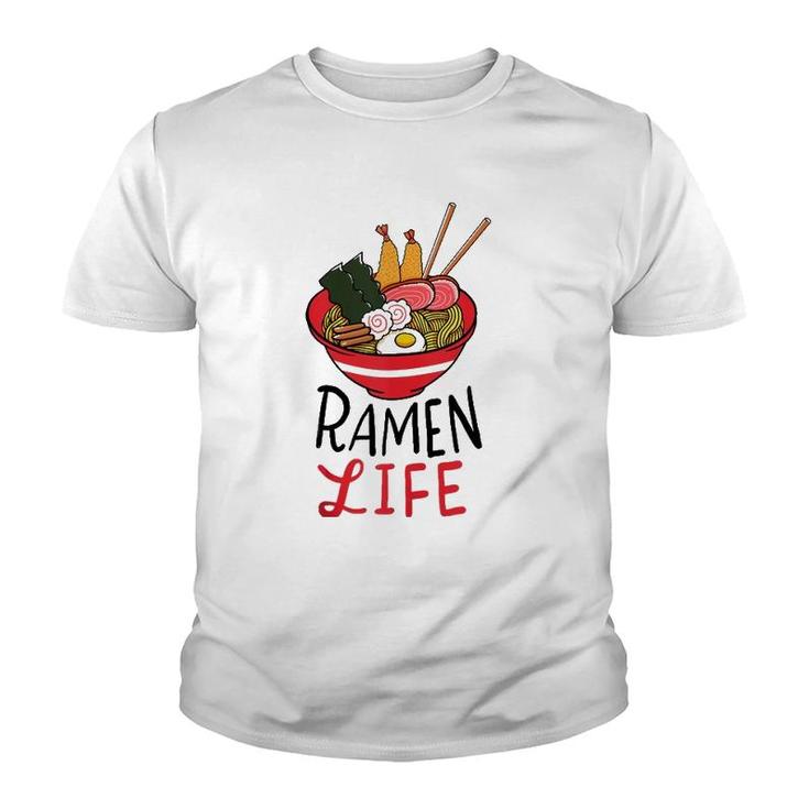 Ramen Life Lover  Youth T-shirt