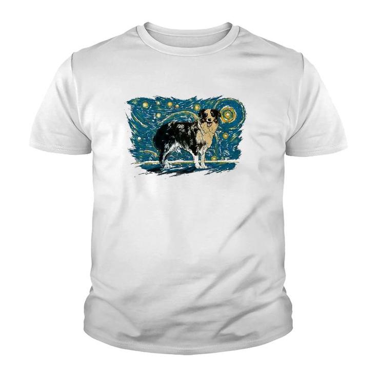 Retro Vintage Style Australian Shepherd Youth T-shirt