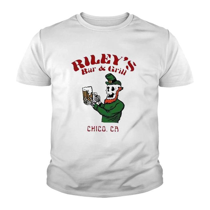 Rileys Bar And Grill Chico Ca Youth T-shirt