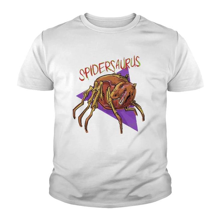Spidersaurus Spider Dinosaur Tyrannosaurus Trex Spider Lover Youth T-shirt