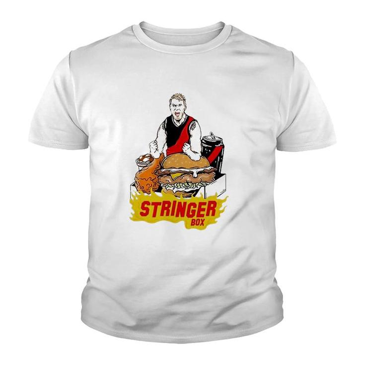 Stringer Box Hamburger Chicken Soda Youth T-shirt