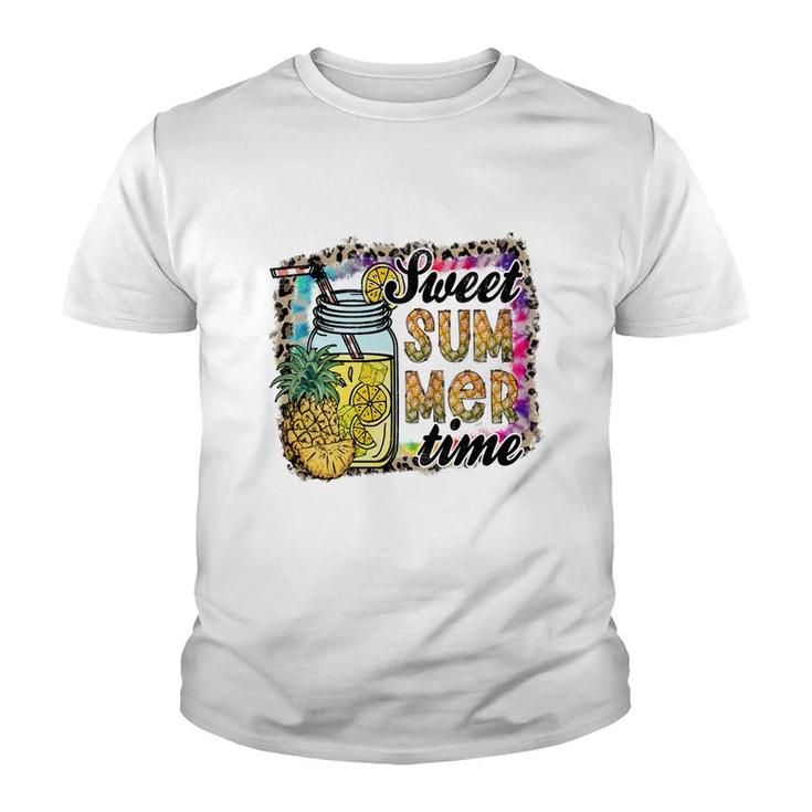 Sweet Summer Time For You Retro Summer Beach Youth T-shirt