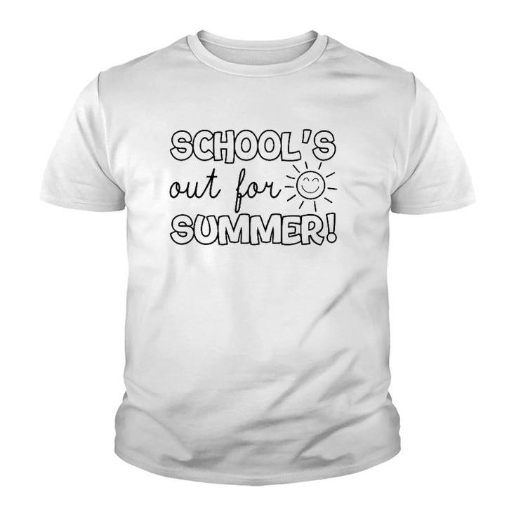 Teacher End Of Year  Schools Out For Summer Last Day  Youth T-shirt