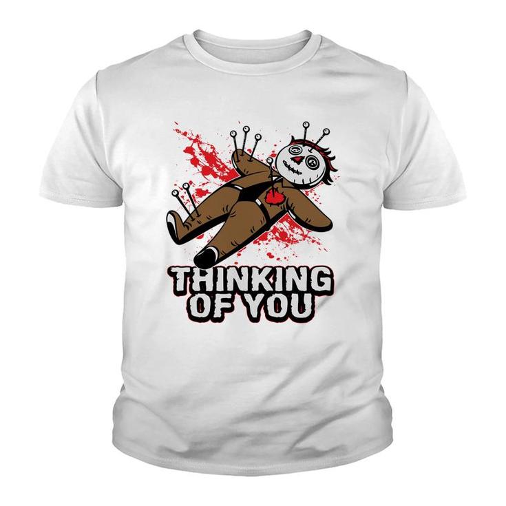 Valentines Day  Voodoo Doll  Thinking Of You Youth T-shirt