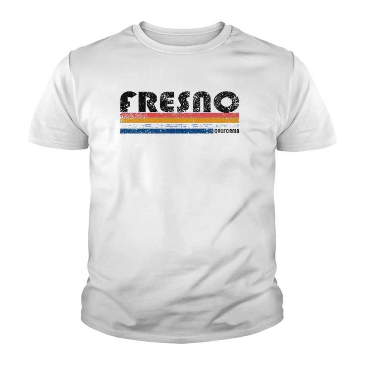 Vintage 1980S Style Fresno California Youth T-shirt