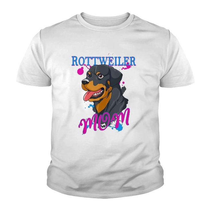 Womens Rottweiler Mom Gift Rottie  Youth T-shirt