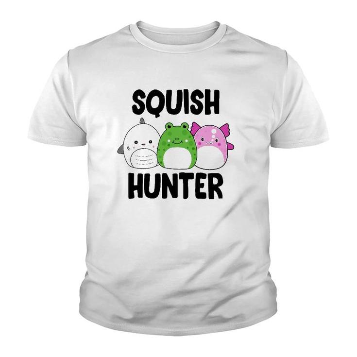 Ybgw Funny Squish Hunter Squishmallow Lover Costume Youth T-shirt