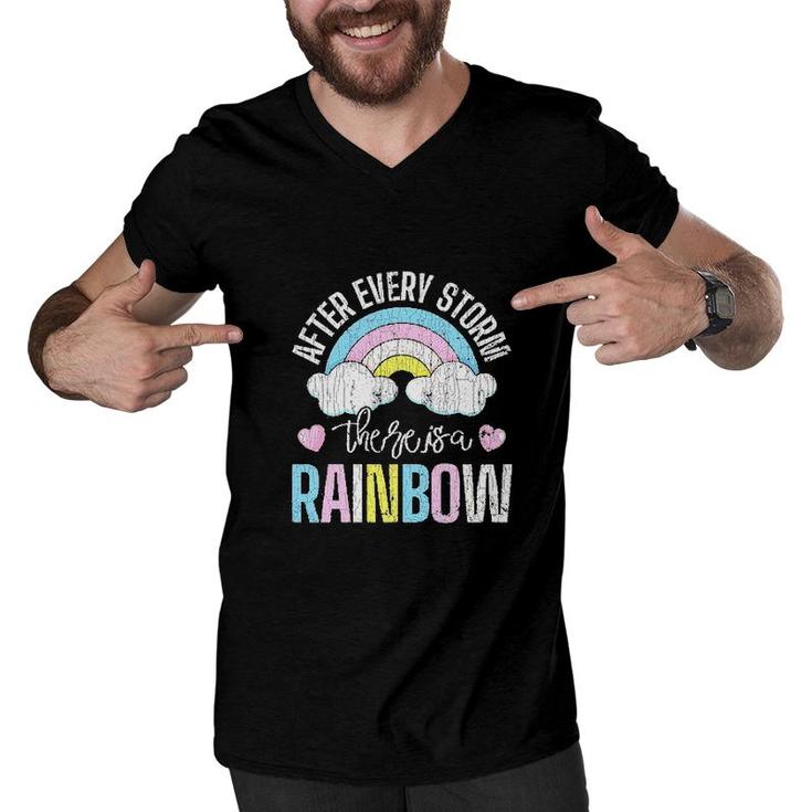 After Every Storm There Is A Rainbow Funny LGBT Pride Gift  Men V-Neck Tshirt