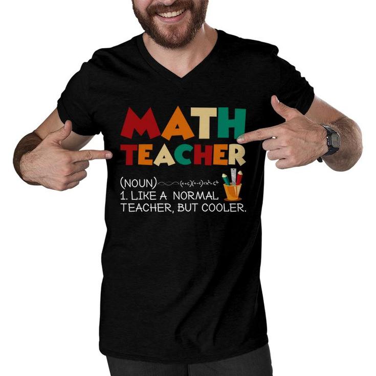 Physics Symbols Gifts For Math Teacher Definition Men V-Neck Tshirt