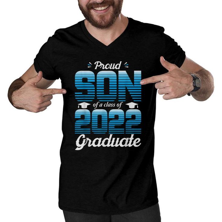 Proud Son Of A Class Of 2022 Graduate School Senior 2022  Men V-Neck Tshirt